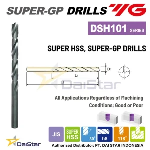DSH101 HSS Super GP Drill YG1